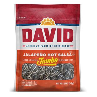 David Jumbo Jalapeňo Hot Salsa slunečnicová semínka 149 g