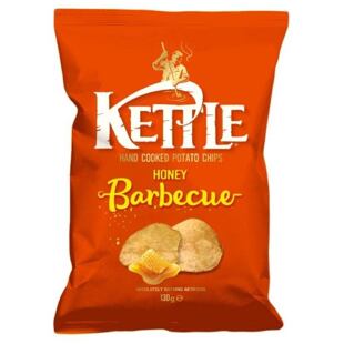 Kettle chipsy s příchutí medové barbecue omáčky 130 g