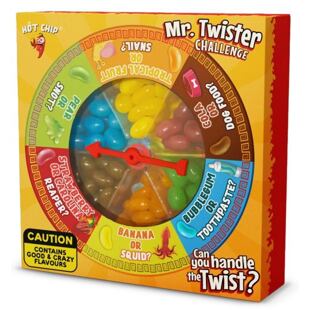 Hot Chip Mr. Twister hra s ruletkou a žvýkacími bonbonky 120 g