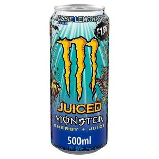 Monster Aussie Lemonade UK energetický nápoj s příchutí citronu 500 ml PM