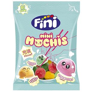 Fini žvýkací bonbony s ovocnými příchutěmi ve tvaru mochi 80 g