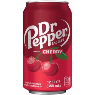 Dr Pepper sycený nápoj s příchutí třešně 355 ml