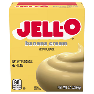 Jell-O instantní pudink s příchutí banánu 96 g