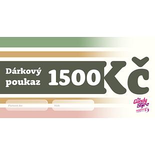 Ajándékutalvány 1500 CZK - online