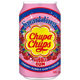 Chupa Chups sycená limonáda s příchutí třešňové žvýkačky 345 ml