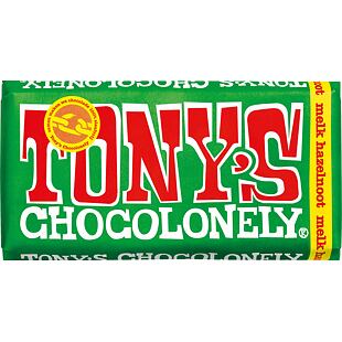 Tony's mléčná čokoláda s lískovými ořechy 180 g