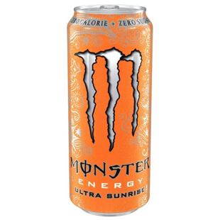 Monster Ultra sycený energetický nápoj s příchutí pomeranče a mandarinky se sladidly 473 ml