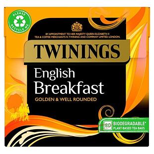 Twinings English Breakfast černý čaj 80 ks 200 g