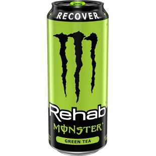 Monster Recover energetický nápoj z nálevu ze zeleného čaje s cukry a sladidly 473 ml
