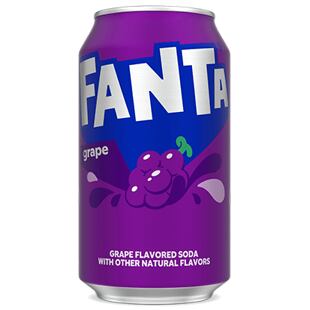 Fanta sycený nápoj s příchutí hroznu 355 ml
