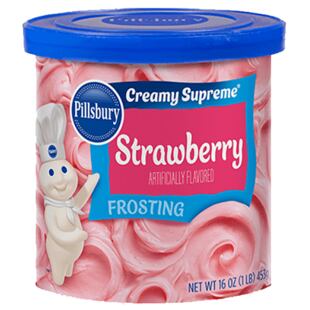 Pillsbury poleva s jahodovou příchutí 453 g