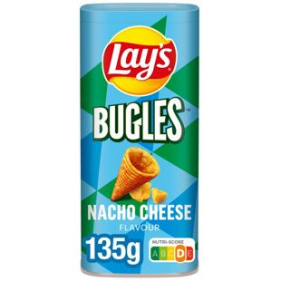 Lay's Bugles kukuřičné chipsy se sýrovou příchutí v plechové dóze 135 g