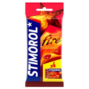 Stimorol skořicové žvýkačky bez cukru 4 x 16,8 g