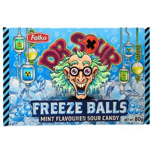 Felko Dr. Sour kyselé bonbóny s příchutí máty 80 g