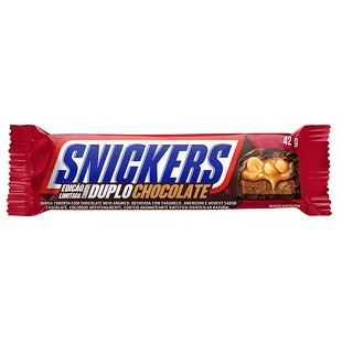 Snickers čokoládová tyčinka s karamelem, arašídy a čokoládovou náplní 42 g