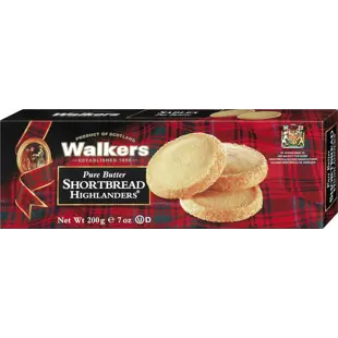 Walkers Shortbread Highlanders máslové sušenky 200 g