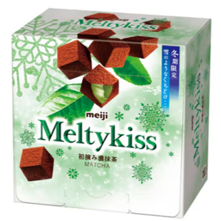 Meiji čokoládové pralinky s náplní s příchutí matcha 53 g