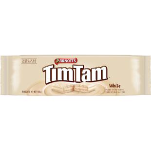 Tim Tam sušenky s vanilkovou náplní a polevou z bílé čokolády 165 g