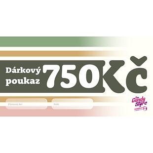 Ajándékutalvány 750 CZK - online