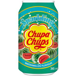 Chupa Chups sycená limonáda s příchutí vodního melounu 345 ml