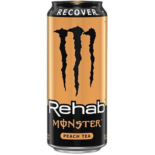 Monster Rehab energetický čaj s příchutí broskve 458 ml