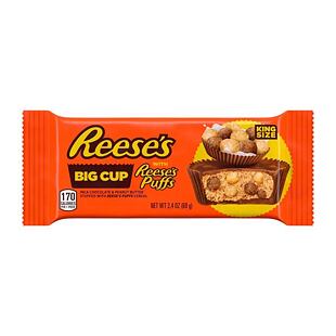 Reese's čokoládový košíček plněný arašídovým máslem s kousky cereálních kuliček 68 g