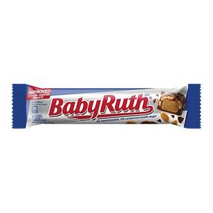 Baby Ruth čokoládová tyčinka s arašídy, karamelem a nugátem 53,8 g