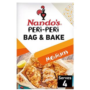 Nando's Medium pálivé peri-peri koření + pečicí sáček 20 g