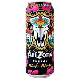 Arizona Energy sycený energetický nápoj s příchutí manga 500 ml