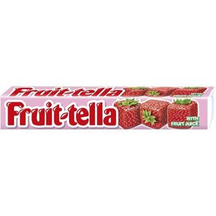 Fruit-tella žvýkací bonbony s jahodovou příchutí 41 g