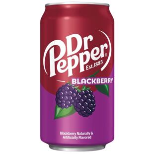 Dr Pepper sycený nápoj s příchutí ostružiny 355 ml