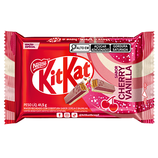 Kit Kat sušenka s náplní a polevou s příchutí vanilky a třešně 41,5 g