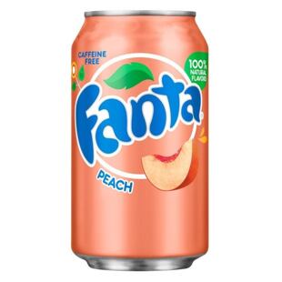Fanta sycený nápoj s příchutí broskve 355 ml