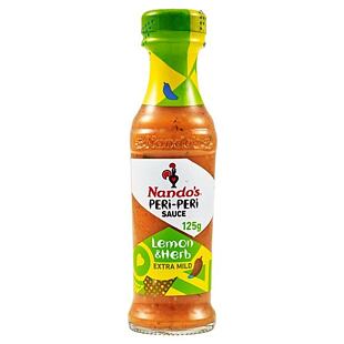 Nando's Lemon & Herb Extra Mild Peri-Peri omáčka 125 ml