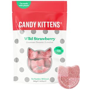 Candy Kittens žvýkací bonbony s příchutí lesních jahod 140 g