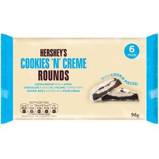 Hershey's Rounds sušenky s příchutí Cookies 'n' Creme 96 g