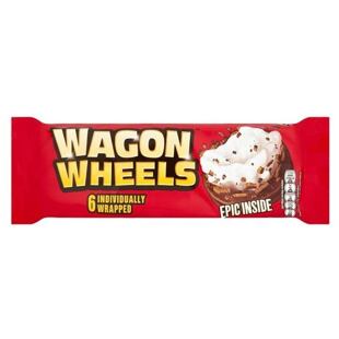 Burton's Wagon Wheels čokoládové sušenky s marshmallow náplní 220 g