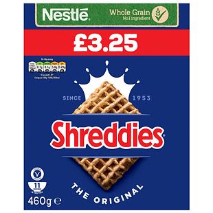 Nestlé Shreddies celozrnné cereálie 460 g PM