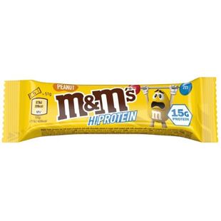 M&M's proteinová tyčinka s příchutí arašídů a čokolády 51 g