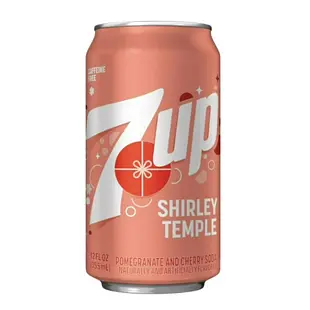 7 Up Shirley Temple sycený nápoj s příchutí granátového jablka a třešně 355 ml