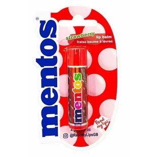Mentos balzám na rty s příchutí jahody 4 g