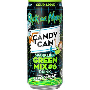 Candy Can sycená limonáda bez cukru s příchutí jablka 330 ml