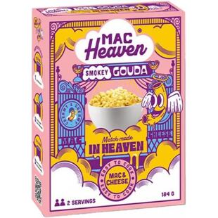 Mac Heaven instantní těstoviny s omáčkou s příchutí uzeného sýru gouda 184 g
