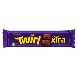 Cadbury Twirl tyčinky z mléčné čokolády 54 g