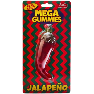 Felko Mega Gummies velká želé chilli paprička 120 g