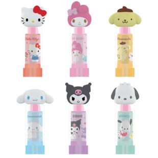 Measty lízátko ve tvaru rtěnky se sběratelskou postavičkou Sanrio 1ks 5 g