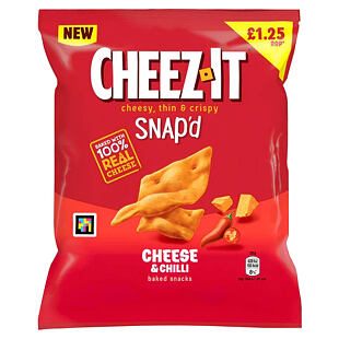 Cheez-It Snap'd pšeničné sýrové krekry s příchutí chilli 65 g PM