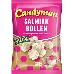 Candyman nugátové kuličky se salmiakem 100 g