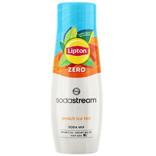 SodaStream Lipton sirup s příchutí broskvového čaje bez cukru 440 ml
