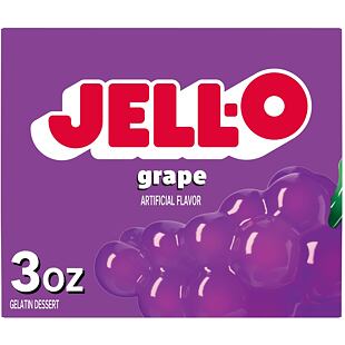 Jell-O instantní želatina s hroznovou příchutí 85 g